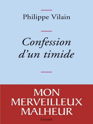 cover image of Confession d'un timide